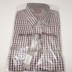 NEW Pennington and Bailes Button Down Shirt Texas A & M Maroon Women's Small